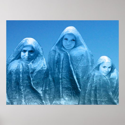 Ice Blue Sky Poster (Voorkant)