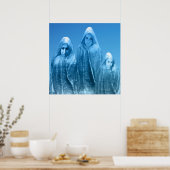 Ice Blue Sky Poster (Keuken)