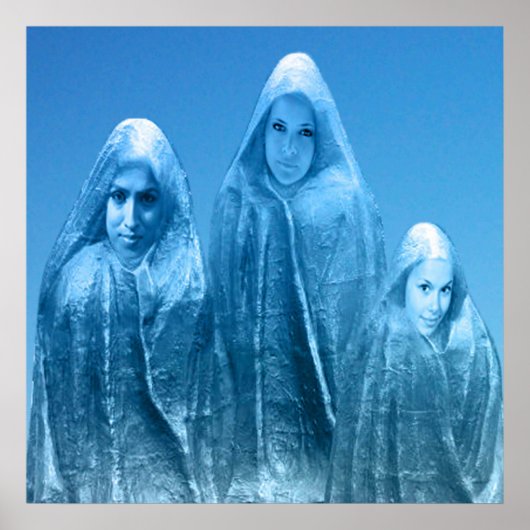 Ice Blue Sky Poster (Voorkant)