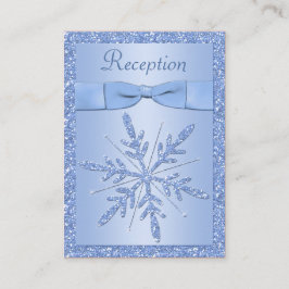 Ice Blue sneeuwvlok behuizing Kaart