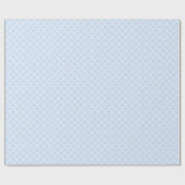  Ice Blue Sneeuwvlokken Lichtblauw Kerst Cadeaupapier (Vlak)