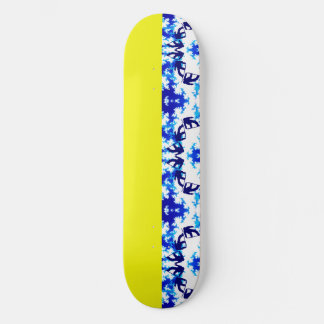 Ice Blue Snowboarder Sky Yellow Snowboarding Sport Persoonlijk Skateboard