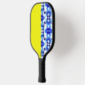 Ice Blue Snowboarder Sky Yellow Snowboarding Sport Pickleball Paddle (Links)