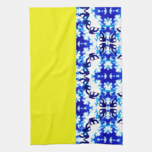 Ice Blue Snowboarder Sky Yellow Snowboarding Sport Theedoek