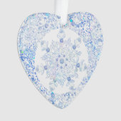 Ice Blue Snowflake Ornament (voorkant)