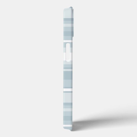 Ice blue stripes Case-Mate iPhone case (Achterkant / Rechts)