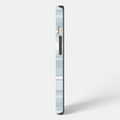 Ice blue stripes Case-Mate iPhone case Hoesje (Linkerkant)