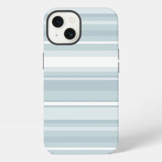 Ice blue stripes Case-Mate iPhone case Hoesje (Achterkant)
