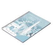 Ice Blue Winter in Parijs Notitieboek (Linkerzijde)