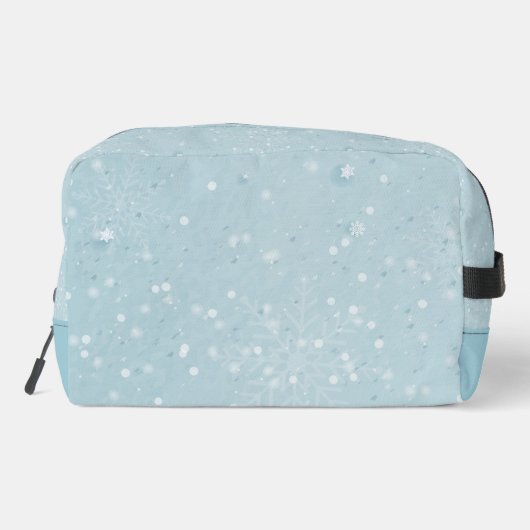 Ice Blue Winter in Parijs Toilettasje (Achterkant)