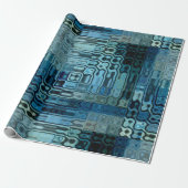 Ice Blue Wonder Cadeaupapier (Uitgerold)