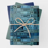 Ice Blue Wonder Inpakpapier Vel (In situ)