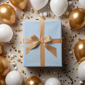 Ice Blue Wrapping Paper Roll Cadeaupapier