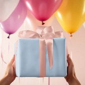 Ice Blue Wrapping Paper Roll Cadeaupapier