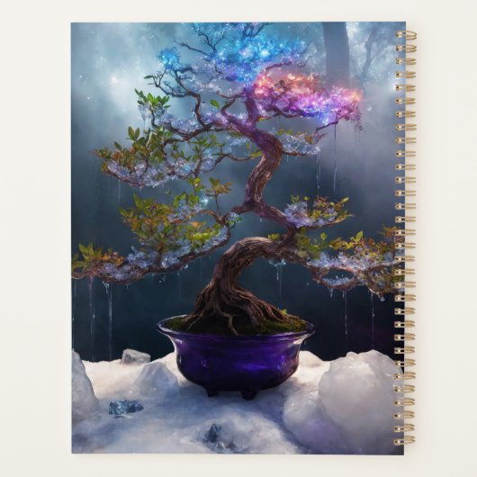 "Ice Bonsai in een parallel universum Planner (Achterkant)