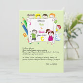 Ice Breaker Notecard van de Kinder lerarenopleidin Kaart (Staand voorkant)