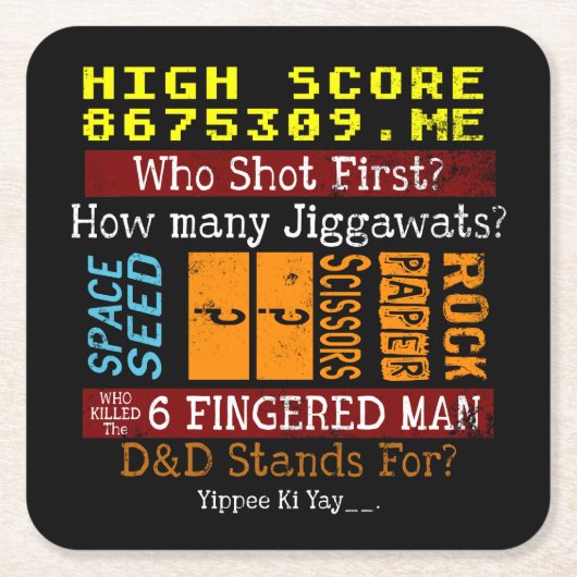 Ice Breaker Trivia vraagt Conversmelting Starter Kartonnen Onderzetters (Voorkant)