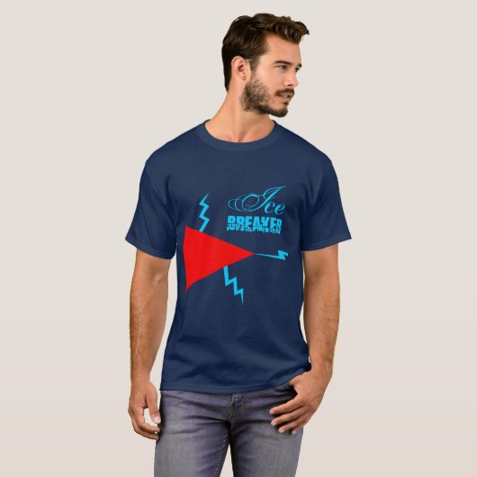 Ice Breaker zwart of donker T-shirt (Voorkant volledig)