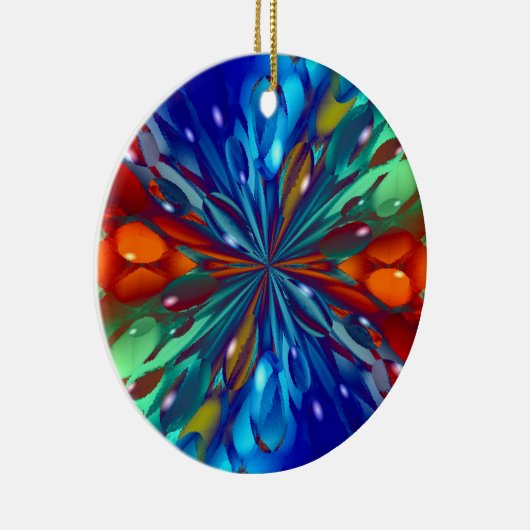 Ice Castles Keramisch Ornament (Rechts)