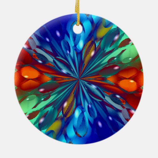 Ice Castles Keramisch Ornament (Achterkant)