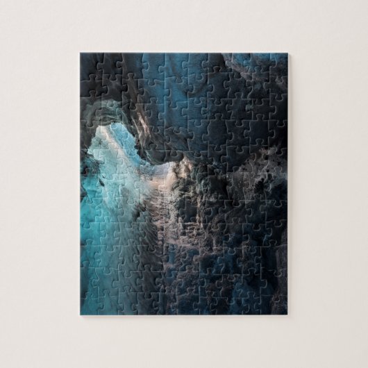 Ice Cave Interior Schilderachtig Legpuzzel (Verticaal)