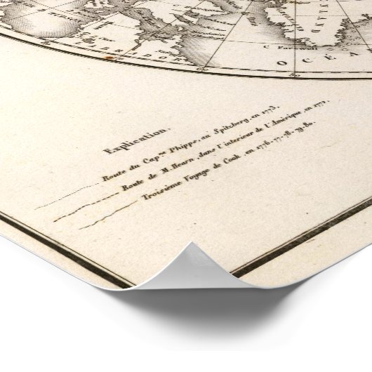 Ice Chart boreal Poster (Hoek)