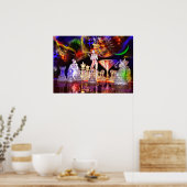 Ice Chess van Lenny Poster (Keuken)