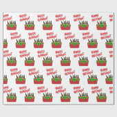 Ice Chest Beer Cooler Prettige feestdagen Cadeaupapier (Vlak)