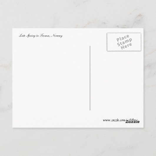 Ice City Briefkaart (Achterkant)