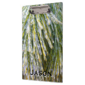 Ice Coated Pine Needles Winter Botanisch Klembord (Links)