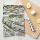 Ice Coated Pine Needles Winter Botanisch Theedoek (Quarter Fold)