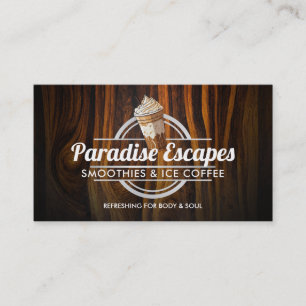  Ice Coffee logo visitekaartjes