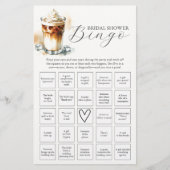 Ice Coffee Theme Vrijgezellenfeest Bingo Flyer (Voorkant)