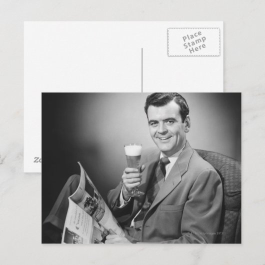 Ice Cold Beer Briefkaart (Voorkant / Achterkant)