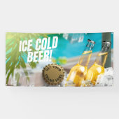 Ice Cold Beer Convenience Store-gasstation Spandoek (Horizontaal)