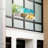 Ice Cold Beer Convenience Store-gasstation Spandoek (Buitenkant Gebouw)