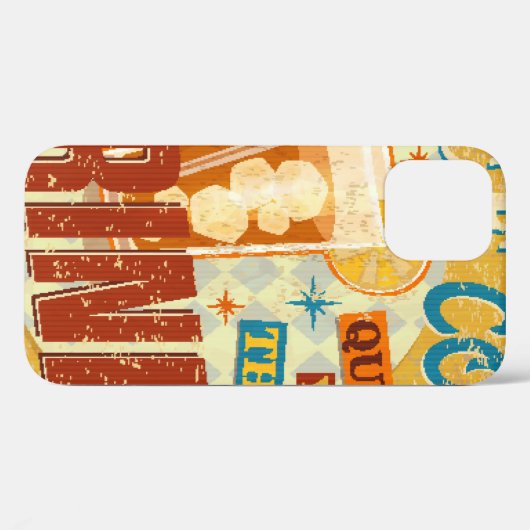  Ice Cold Drink metaalteken. , soda, Case-Mate iPhone Case (Achterkant (horizontaal))