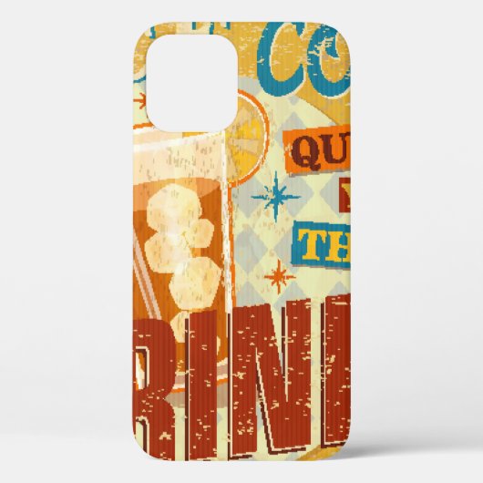 Ice Cold Drink metaalteken. , soda, Case-Mate iPhone Case (Achterkant)