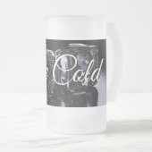 Ice Cold frosted mok voor je favoriete drank (Voorkant rechts)