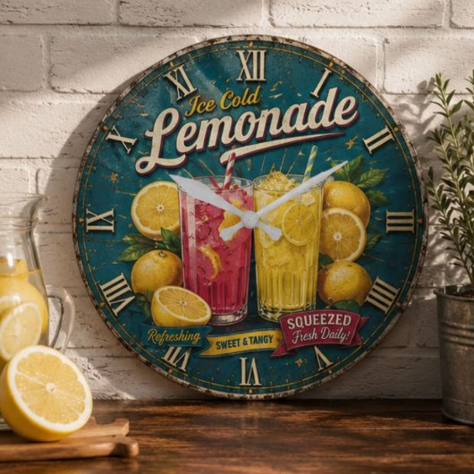 Ice Cold Lemonade Grote Klok