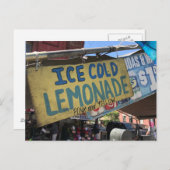 Ice Cold Lemonade, Street Fair Upper West Side NYC Briefkaart (Voorkant / Achterkant)