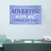ICE COLD naadloos patroon + uw ideeën Spandoek (Beurs)