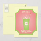 Ice Cold Refreshing Pop Briefkaart (Voorkant / Achterkant)