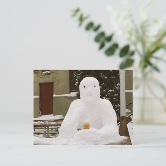 Ice Cold Refreshment Briefkaart (Staand voorkant)