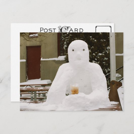 Ice Cold Refreshment Briefkaart (Voorkant / Achterkant)