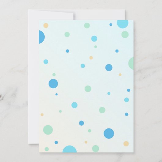 Ice Cream 1st Birthday Party Invitation Kaart (Achterkant)