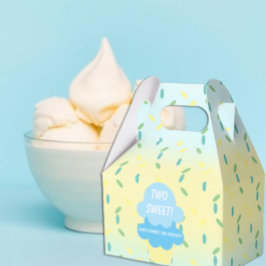 Ice Cream 2e verjaardag Bedankdoosjes