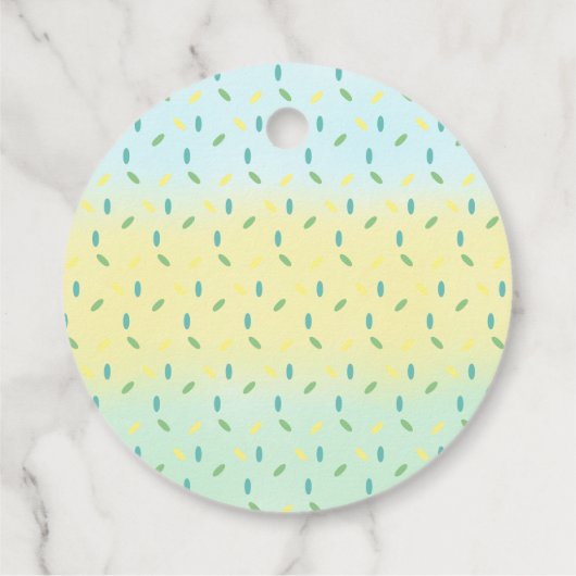 Ice Cream 2e verjaardag Bedankjes Labels (Achterkant)