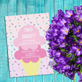 Ice Cream 2e verjaardag Kaart