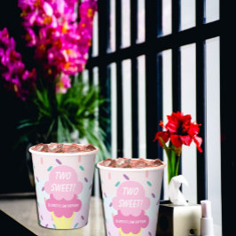 Ice Cream 2e verjaardag Papieren Bekers